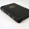 Biblia UBG F2 Skóra miękka, zamek, czarna
